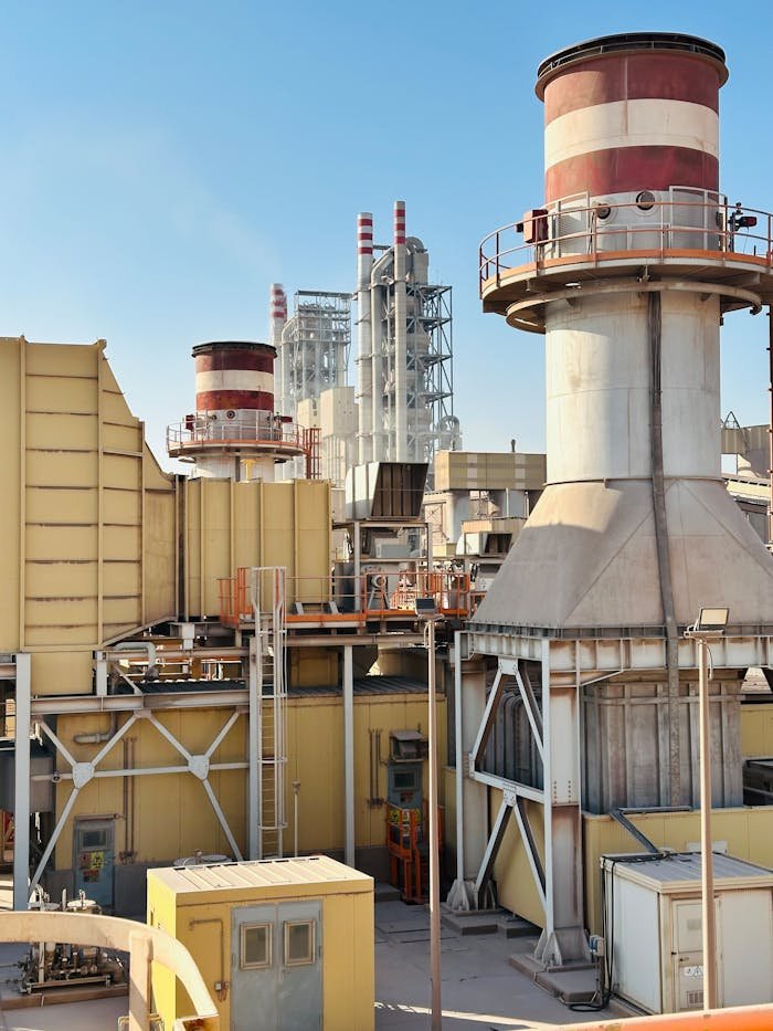 Free stock photo of blue skies, chimney, clean power